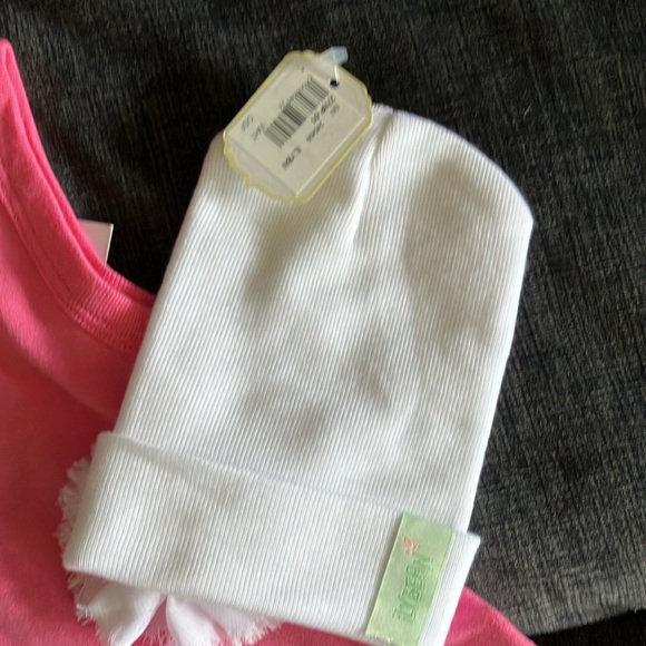 Little Mish 2 Piece Baby Swing Diaper Set, Checkered Star Size 3M AND White Hat - Picture 7 of 9